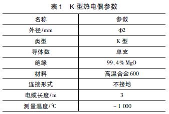 K 型熱電偶參數(shù)